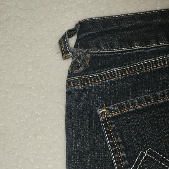 Dark Wash Denim Jeans Pants Bottoms Size 26 - Picture 6 of 8